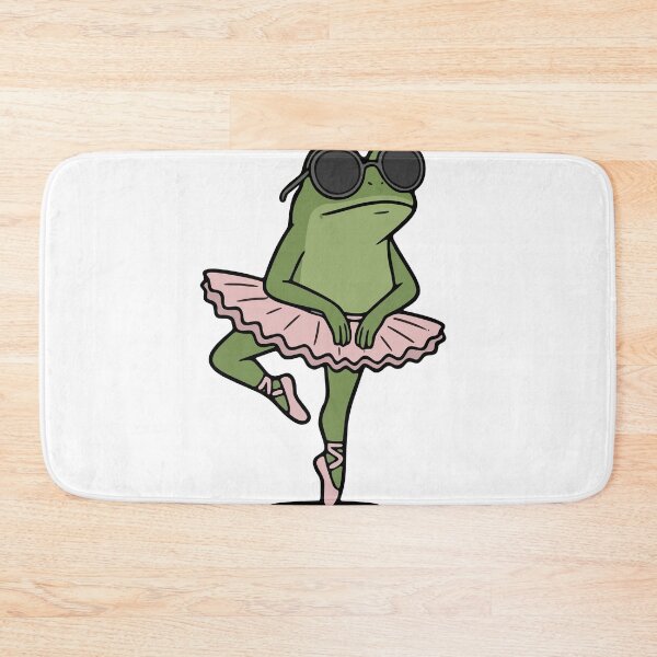 Item preview, Ballet Frog Ballerina in Pink Tutu and Sunglasses designed and sold by Floomart.