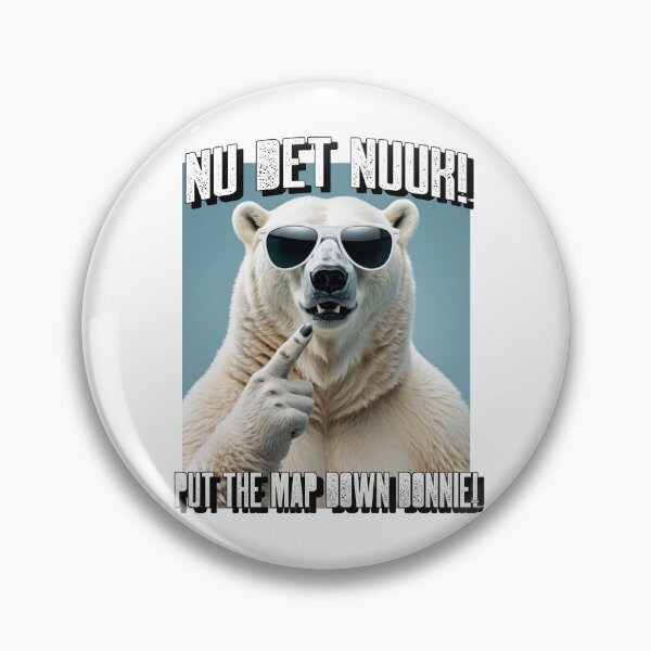 Item preview, Nu Det Nuuk! Put The Map Down Donnie! Greenland Not For Sale To Trump Polar Bear In Sunglasses designed and sold by GraTEEtude.
