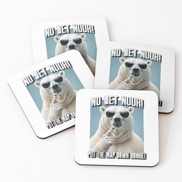 Item preview, Nu Det Nuuk! Put The Map Down Donnie! Greenland Not For Sale To Trump Polar Bear In Sunglasses designed and sold by GraTEEtude.