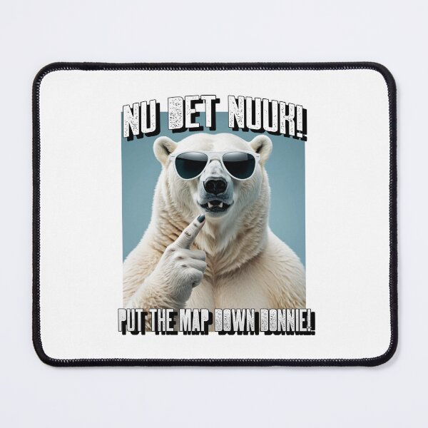 Item preview, Nu Det Nuuk! Put The Map Down Donnie! Greenland Not For Sale To Trump Polar Bear In Sunglasses designed and sold by GraTEEtude.