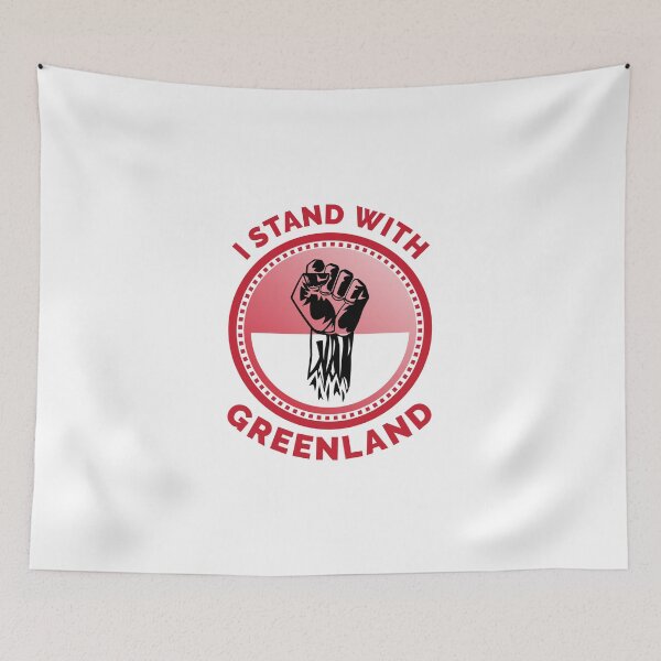 Item preview, I Stand With Greenland For Sale. Hands Off Greenland Freedom Sovereignty designed and sold by GraTEEtude.