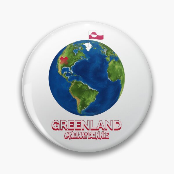 Item preview, No Way Donnie Greenland Not Yours To Claim Freedom And Sovereignty Greenland Flag designed and sold by GraTEEtude.