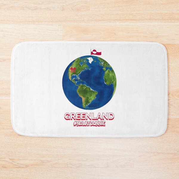 Item preview, No Way Donnie Greenland Not Yours To Claim Freedom And Sovereignty Greenland Flag designed and sold by GraTEEtude.