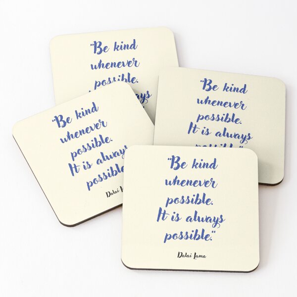 Item preview, Be kind whenever possible . . . Dalai Lama Quotation designed and sold by CharlottePlaceArt.