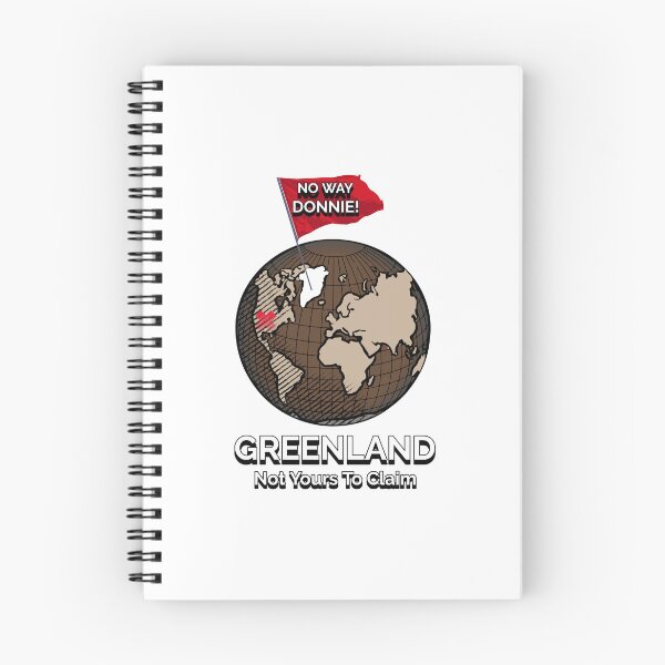 Item preview, No Way Donnie! Greenland Not Yours To Claim. Greenland Map On A Globe designed and sold by GraTEEtude.