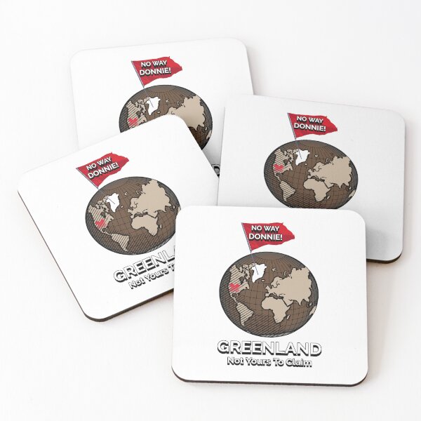 Item preview, No Way Donnie! Greenland Not Yours To Claim. Greenland Map On A Globe designed and sold by GraTEEtude.