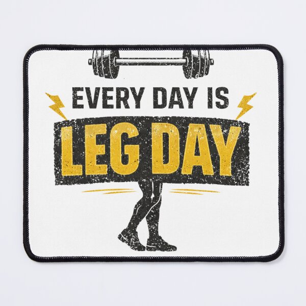 Item preview, Every Day Is Leg Day Gym Design designed and sold by StoryInCode.