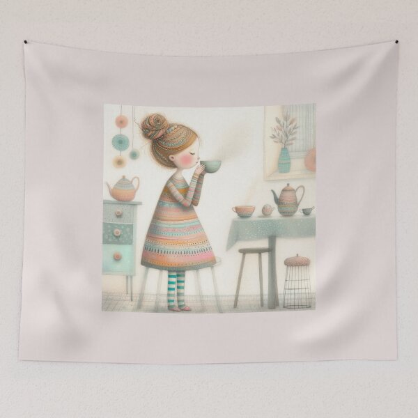 Item preview, A Quiet Tea Break designed and sold by Beyondnote-Art.
