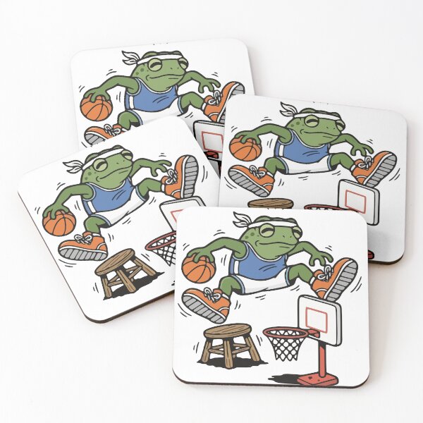 Item preview, Slam Dunk Basketball Frog Jumping Over Stool designed and sold by Floomart.