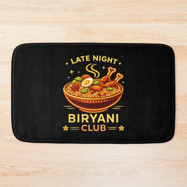 Item preview, Late Night Biryani Club– Funny Indian Food Lover Graphic designed and sold by Globalcitytees.