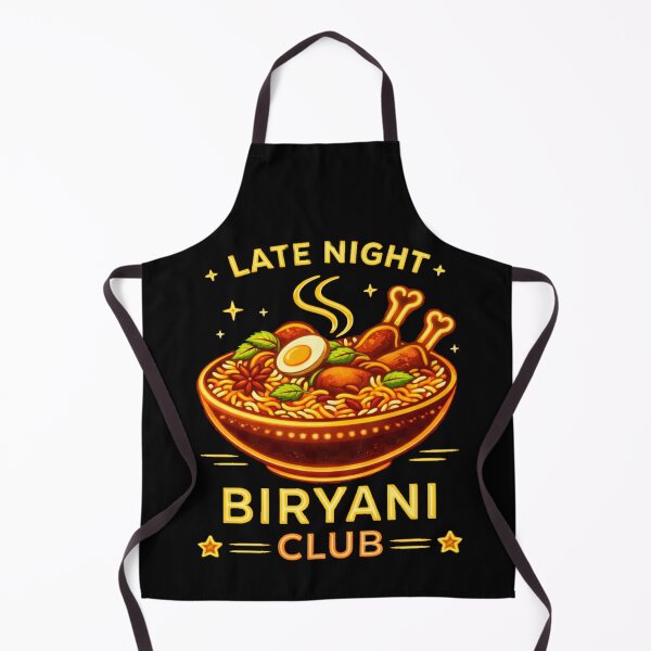 Item preview, Late Night Biryani Club– Funny Indian Food Lover Graphic designed and sold by Globalcitytees.