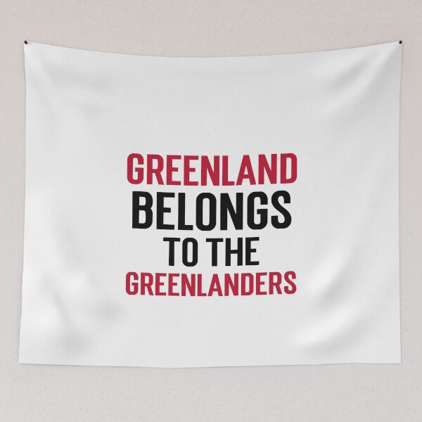 Item preview, Greenland Belongs To The Greenlander Hands Off Greenland Freedom Sovereignty designed and sold by GraTEEtude.