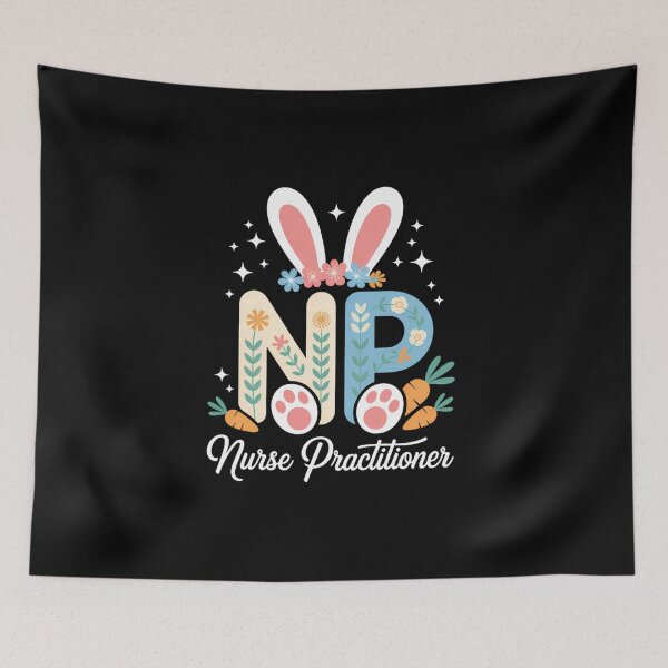 Item preview, Nurse Practitioner - Happy Easter Sayings Egg Bunny designed and sold by Formatage.