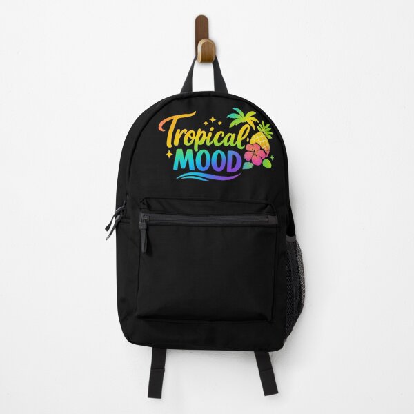 Item preview, Tropical Mood - Vibrant Rainbow Summer Paradise Typography designed and sold by myforestfog.