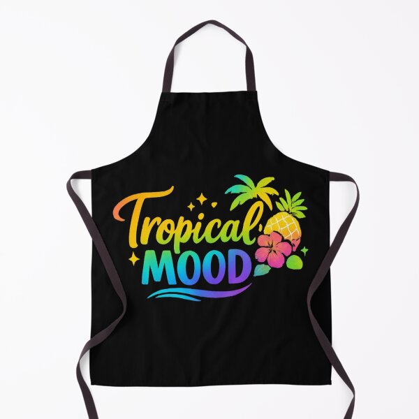 Item preview, Tropical Mood - Vibrant Rainbow Summer Paradise Typography designed and sold by myforestfog.