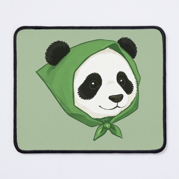 Item preview, Panda with Green Hood Illustration designed and sold by Monddesign333.