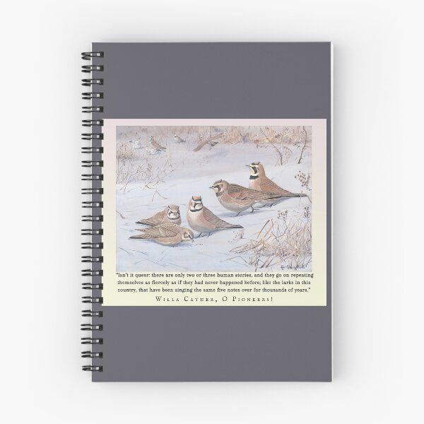 Item preview, Willa Cather quote: Isn’t it queer: there are only two or three human stories, and they go on repeating themselves as fiercely as if they had never happened before; designed and sold by artbleed.