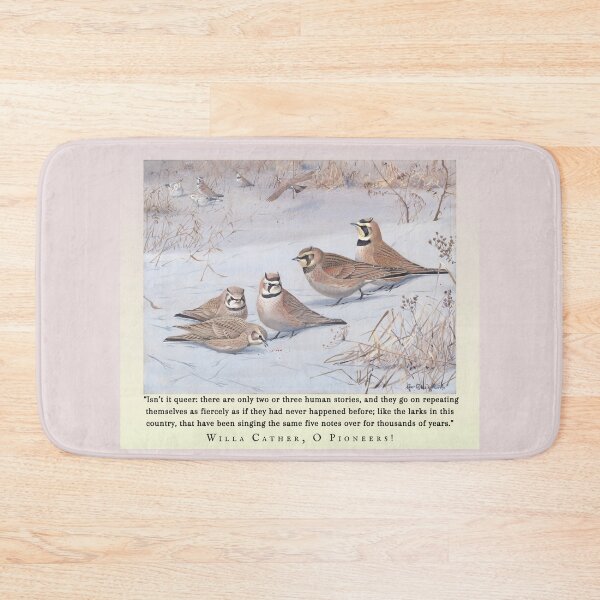 Item preview, Willa Cather quote: Isn’t it queer: there are only two or three human stories, and they go on repeating themselves as fiercely as if they had never happened before; designed and sold by artbleed.