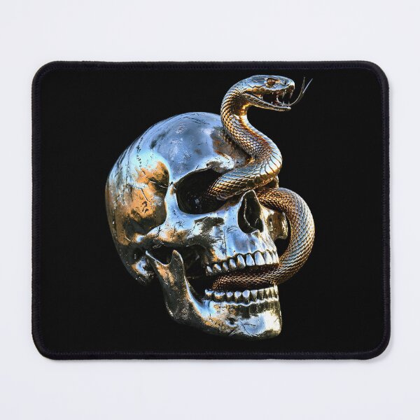 Item preview, Chromed Skull and Snake designed and sold by RacunBrand.