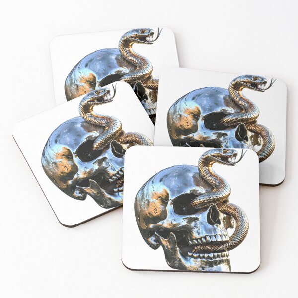 Item preview, Chromed Skull and Snake designed and sold by RacunBrand.