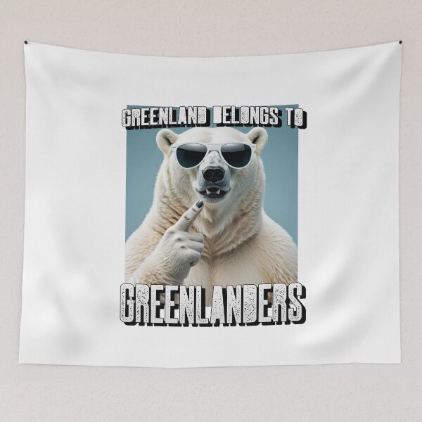 Item preview, Greenland Belongs To Greenlanders Not For Sale To Trump designed and sold by GraTEEtude.