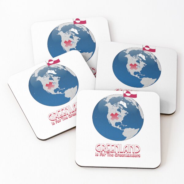 Item preview, Greenland Is For Greenlanders Freedom And Sovereignty Greenland Flag designed and sold by GraTEEtude.