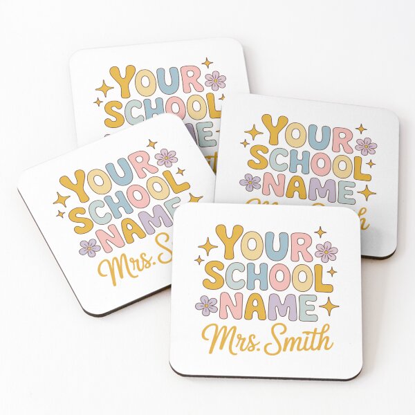 Item preview, School Name Teacher School Teacher Team Matching Teacher Back to School Elementary School designed and sold by Formatage.