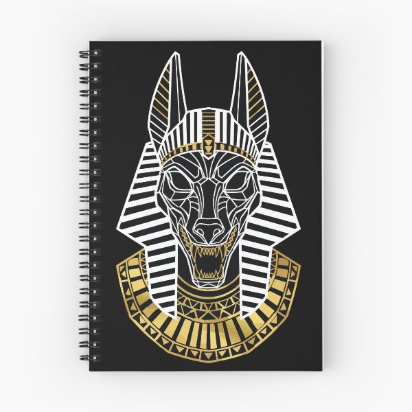 Item preview, Egyptian Anubis Mask, Gold and White, Divine Totem designed and sold by PixelStudioBe.