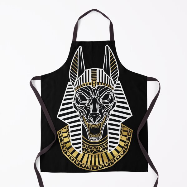 Item preview, Egyptian Anubis Mask, Gold and White, Divine Totem designed and sold by PixelStudioBe.