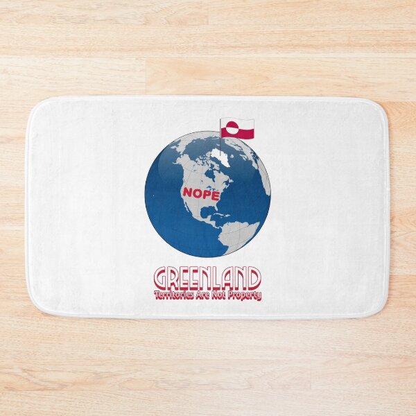 Item preview, Greenland Territories Are not Property Sovereignty And Freedom Greenland Flag designed and sold by GraTEEtude.