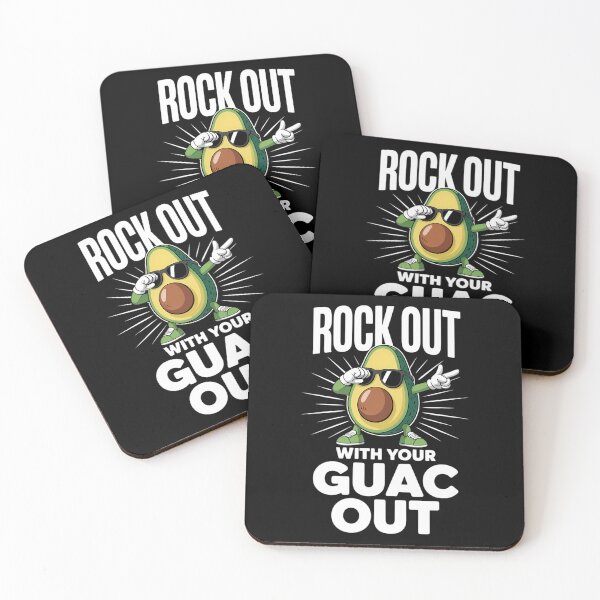 Item preview, Rock Out With Your Guac Out Avocado designed and sold by Formatage.