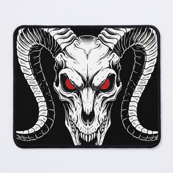 Item preview, Demonic Ram Skull, Horns, Red Eyes designed and sold by PixelStudioBe.