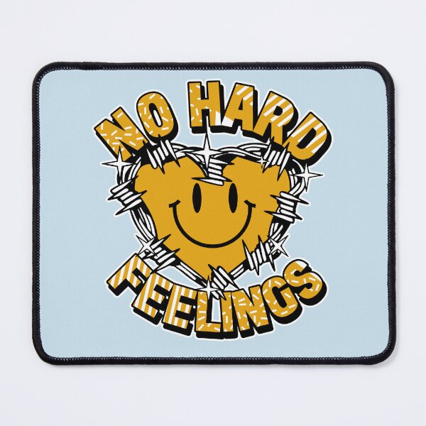 Item preview, No Hard Feelings Smiley Barbed Wire Grunge Aesthetic Graphic Classic T-Shirt designed and sold by Lilbahlil.