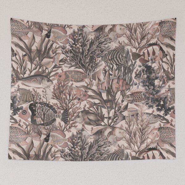 Item preview, Magic Underwater Wonderland Coral Reef Pastel Peach designed and sold by artsandsoul.