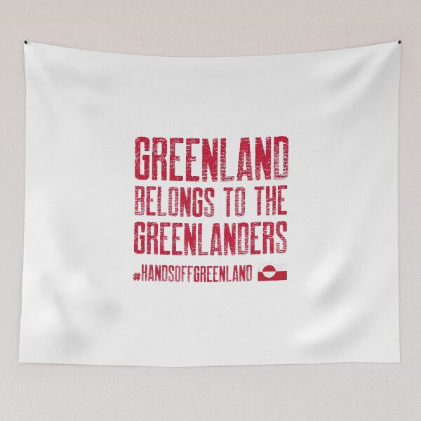 Item preview, Greenland Belongs To The Greenlander Hands Off Greenland Freedom Sovereignty designed and sold by GraTEEtude.