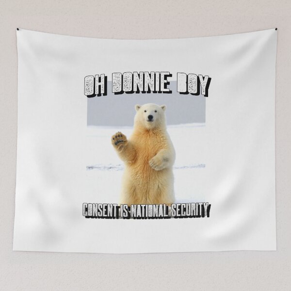 Item preview, Oh Donnie Boy, Greenland National Security Not For Sale To Trump America Standing Polar Bear designed and sold by GraTEEtude.