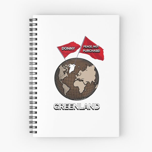 Item preview, Donny Peace Not Purchase Greenland Map On A Globe Land Of Sovereignty And Freedom designed and sold by GraTEEtude.