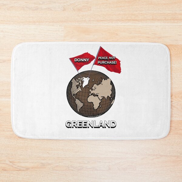 Item preview, Donny Peace Not Purchase Greenland Map On A Globe Land Of Sovereignty And Freedom designed and sold by GraTEEtude.