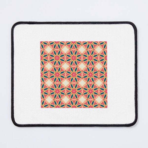 Item preview, Bright Floral Tessellation Tribal Stripes designed and sold by sasmonicos.