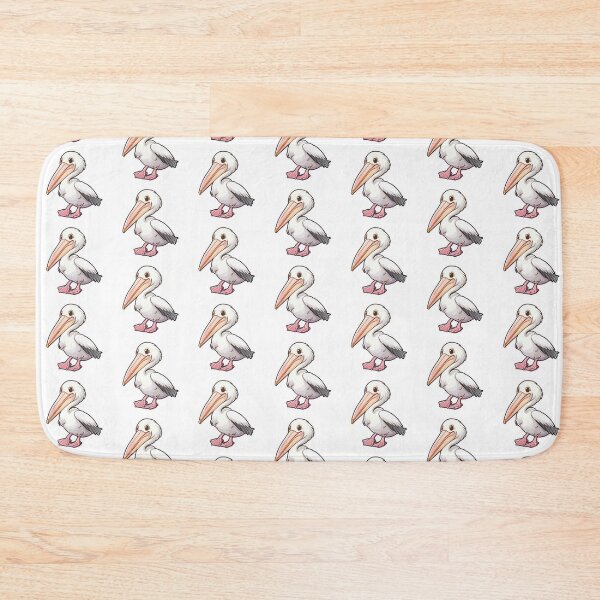 Item preview, American White Pellican Kawaii US Animal Inspired Art and Stickers designed and sold by CDC40.