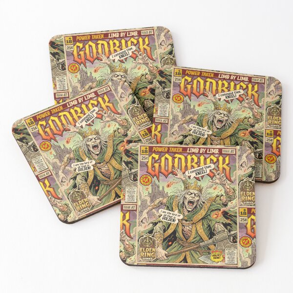 Item preview, Elden Ring Godrick the Grafted Vintage Comic Cover Art designed and sold by Back2Collage.