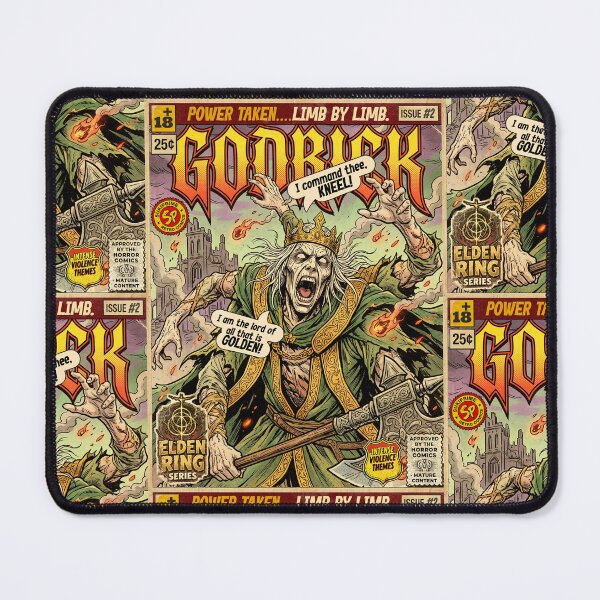 Item preview, Elden Ring Godrick the Grafted Vintage Comic Cover Art designed and sold by Back2Collage.