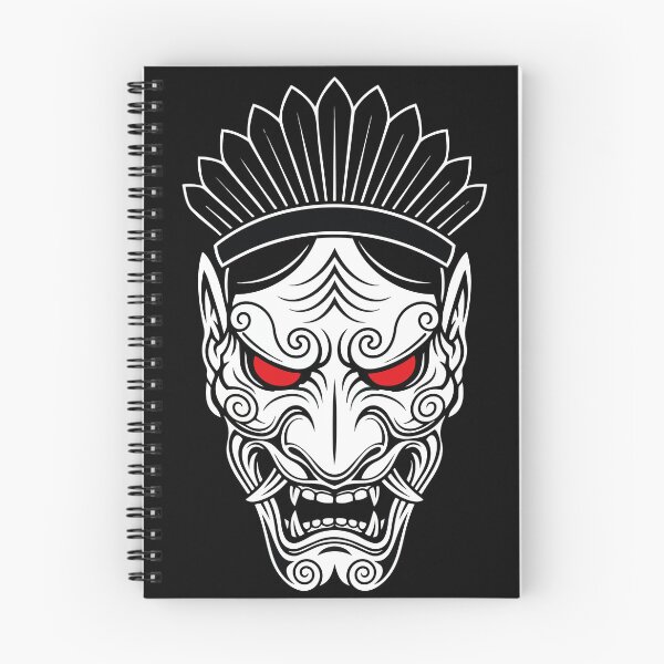 Item preview, Hannya Samurai Totem Mask, Japanese, Red Eyes designed and sold by PixelStudioBe.