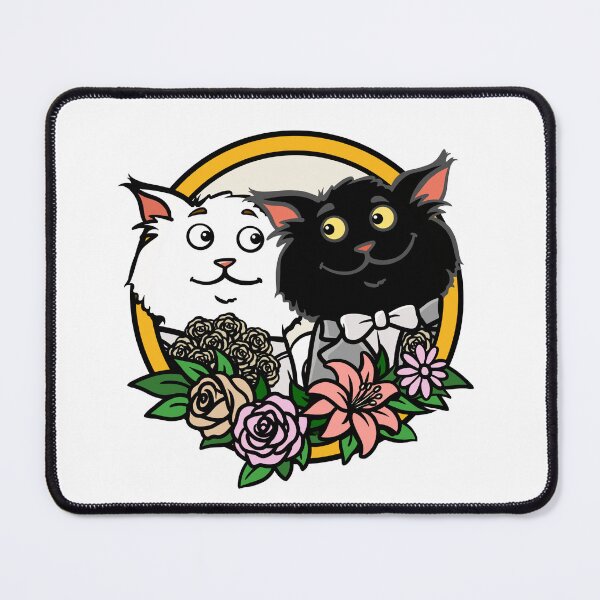 Item preview, Just Married Cat Couple designed and sold by Jesta Graphics.