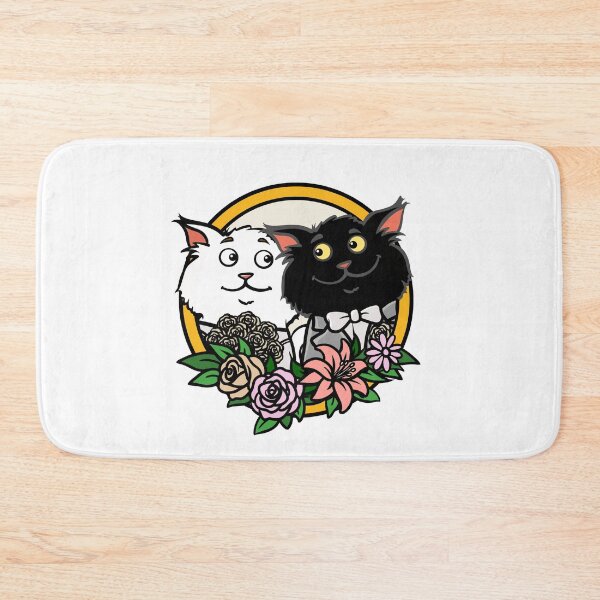 Item preview, Just Married Cat Couple designed and sold by Jesta Graphics.