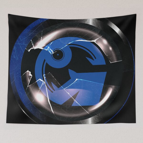 Item preview, Ghoul Enterprises Broken Glass Logo (Blue) designed and sold by Ghoul Enterprises.