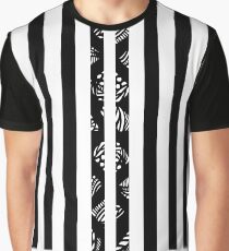 Streifen Grafik T-Shirt
