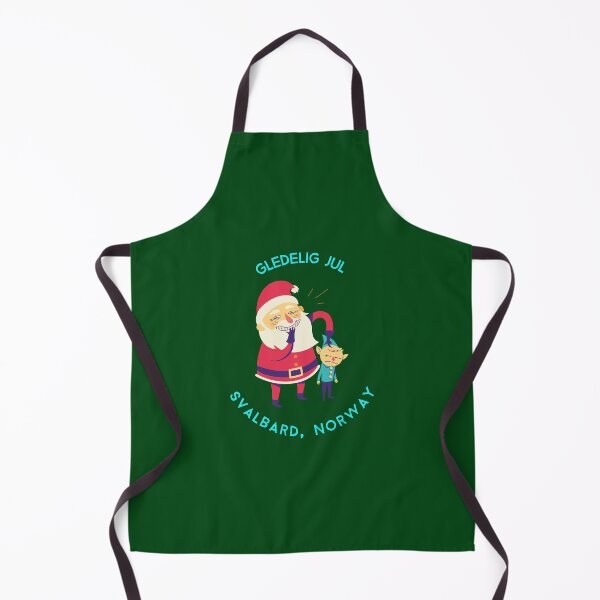 Item preview, Christmas GLEDELIG JUL GOD JUL In Svalbard Norway Santa Candy Cane designed and sold by GraTEEtude.