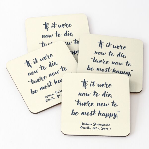 Item preview, Wicked Shakespeare Quote from Othello designed and sold by CharlottePlaceArt.