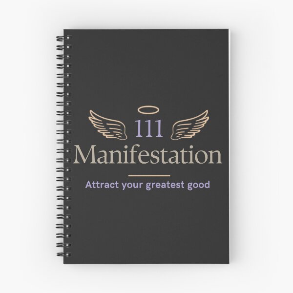 Item preview, 111 Angel Number Manifestation – Attract your greatest good Spiritual Typography Design designed and sold by CosmicQuietLab.